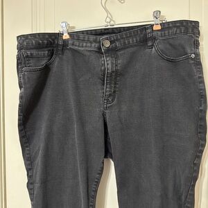 Lane Bryant Black Jeans 24